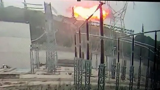 (Özel) Bursa'daki uçak kazası kamerada...Gökyüzünde 380 bin voltla gelen ölüm