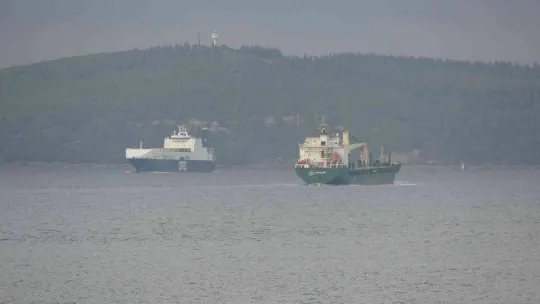 (Özel) Çanakkale Boğazı'ndan 9 ayda 31 bin 410 gemi geçti