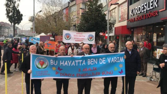 Özel gereksinimli bireyler günlerini böyle kutladı