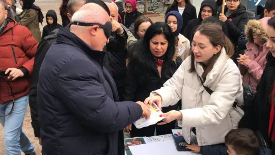 Özel gereksinimli bireyler günlerini böyle kutladı