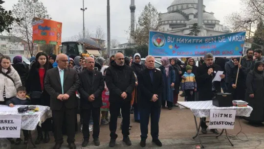 Özel gereksinimli bireyler günlerini böyle kutladı