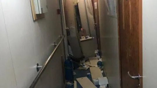 (ÖZEL) İstanbul Boğazı'nda iki geminin çarpıştığı kaza anbean cep telefonu kamerasında