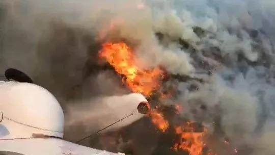 (Özel) Kazdağları'ndaki yangını işte böyle söndürdüler