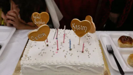 Özel kursiyerlere özel kutlama