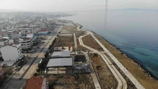 (Özel) Millet Bahçesi ve Sahil Projesi Lapseki'ye büyük değer katacak