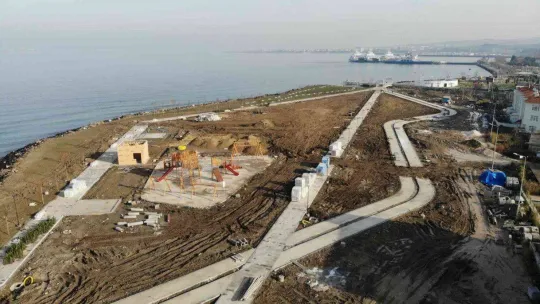 (Özel) Millet Bahçesi ve Sahil Projesi Lapseki'ye büyük değer katacak