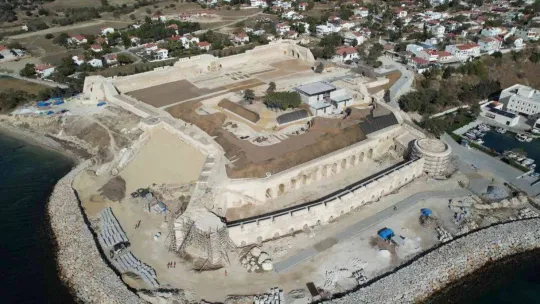 (Özel) Seddülbahir Kalesi, Cumhuriyet'in 100'üncü yılında ziyarete açılacak