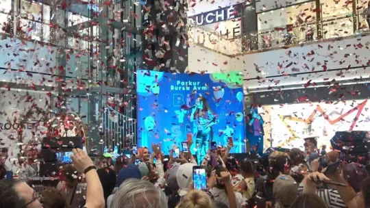 Parkur AVM birinci yılını coşkuyla kutluyor