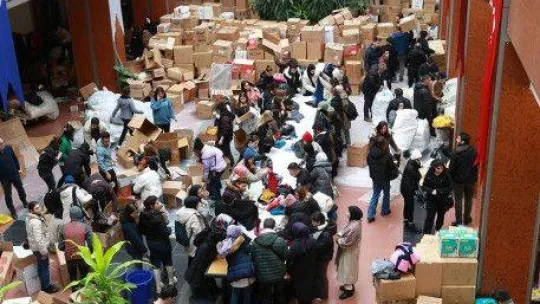 PAÜ depremzedeler için seferber oldu