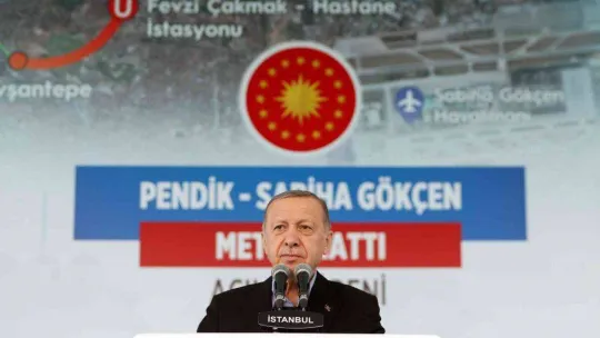 Pendik-Sabiha Gökçen Havalimanı Metro Hattı açıldı