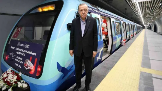 Pendik-Sabiha Gökçen Havalimanı Metro Hattı açıldı