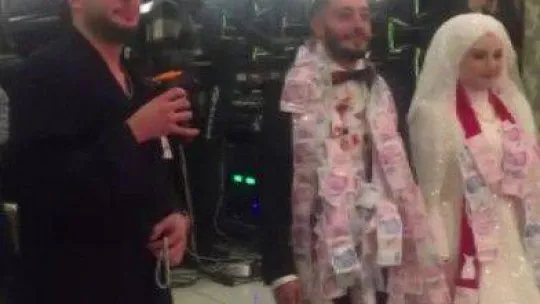 Pendik'te damadın arkadaşlarından damada tabutlu şaka