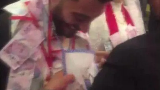 Pendik'te damadın arkadaşlarından damada tabutlu şaka