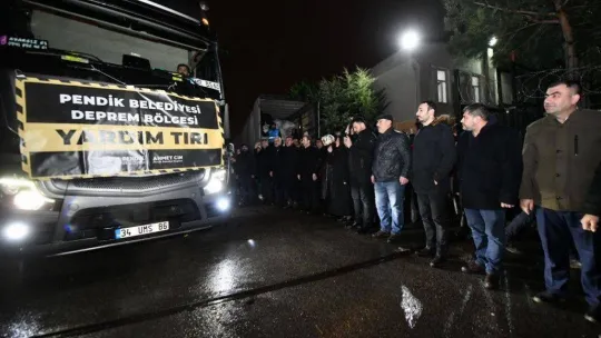 Pendik'ten deprem bölgesine yardım eli
