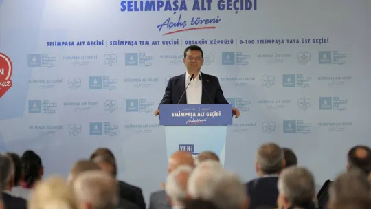 Başkan İmamoğlu 'Yatırımlarımız hayırlı olsun'