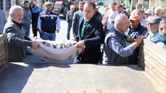 Tohumluk arpa dağıtımı devam ediyor