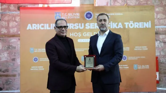 Silivri belediyesinin arıcılık kursunda sertifika heyecanı yaşandı