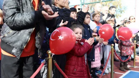 Şehit Öğretmenler parkı törenle açıldı