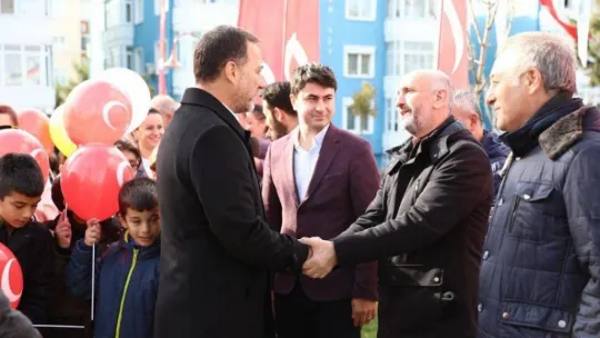 Şehit Öğretmenler parkı törenle açıldı