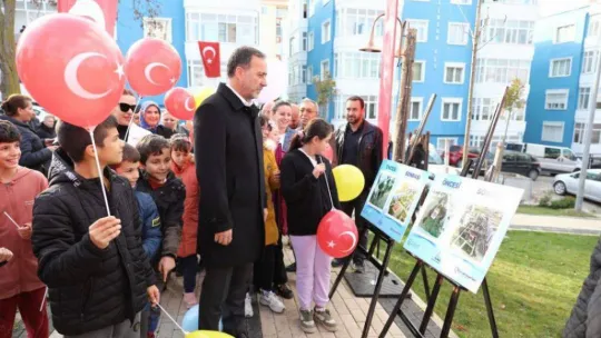 Şehit Öğretmenler parkı törenle açıldı