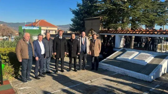 Başkan Yılmaz Bulgaristan'da Şehitleri Anma Törenine Katıldı