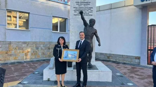 Başkan Yılmaz Bulgaristan'da Şehitleri Anma Törenine Katıldı