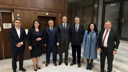 Başkan Yılmaz Bulgaristan'da Şehitleri Anma Törenine Katıldı