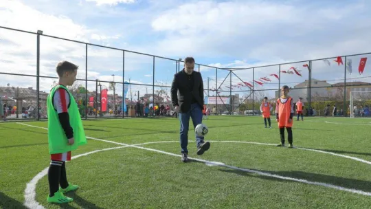 Yoğurthane sakinleri park ve spor sahalarına kavuştu