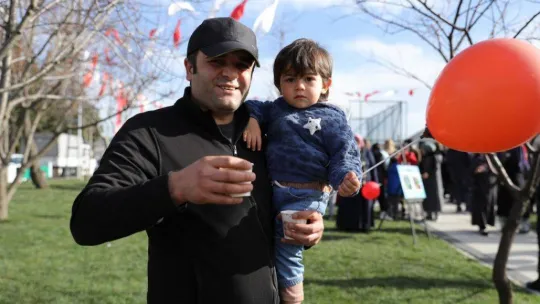 Yoğurthane sakinleri park ve spor sahalarına kavuştu