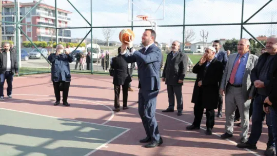 Yoğurthane sakinleri park ve spor sahalarına kavuştu