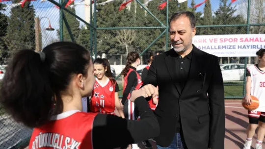 Yoğurthane sakinleri park ve spor sahalarına kavuştu