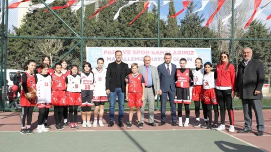 Yoğurthane sakinleri park ve spor sahalarına kavuştu