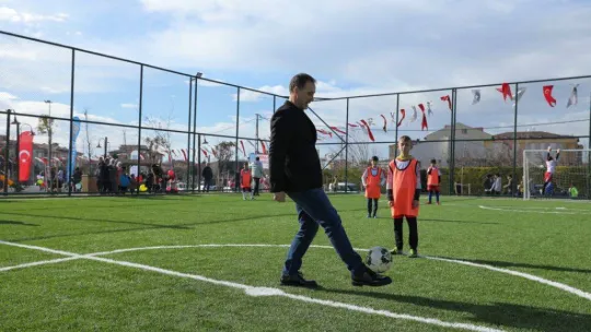 Yoğurthane sakinleri park ve spor sahalarına kavuştu