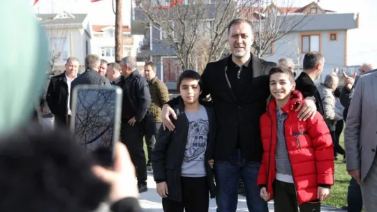 Yoğurthane sakinleri park ve spor sahalarına kavuştu