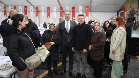 Ramazan çadırında şehit ve gaziler onuruna iftar düzenlendi