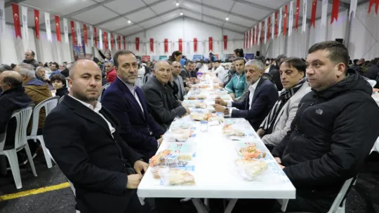 Başkan Yılmaz: 'Tek bilek tek yüreğiz biz Türkiye'yiz'