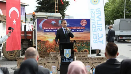 Silivri belediyesinden üreticilere 7 milyon TL'lik Ayçiçek tohumu desteği