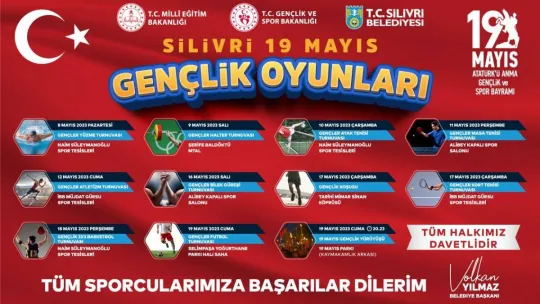 19 Mayıs gençlik yürüyüşü ve konser programına davetlisiniz