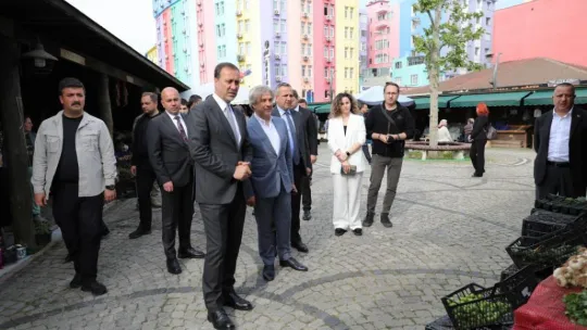 Başkan Yılmaz, Kültür Bakan yardımcısı Ahmet Misbah Demircan'ı ağırladı