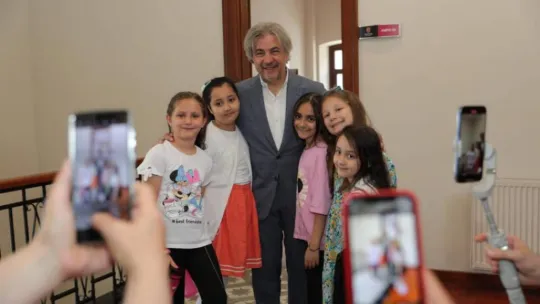 Başkan Yılmaz, Kültür Bakan yardımcısı Ahmet Misbah Demircan'ı ağırladı