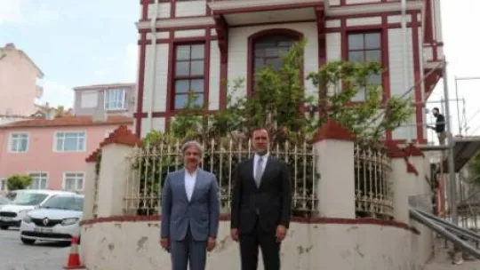 Başkan Yılmaz, Kültür Bakan yardımcısı Ahmet Misbah Demircan'ı ağırladı