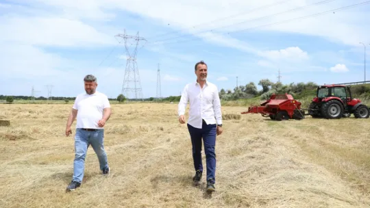 Silivri belediyesinden Kavaklı çiftçisine 100.000 TL'lik destek