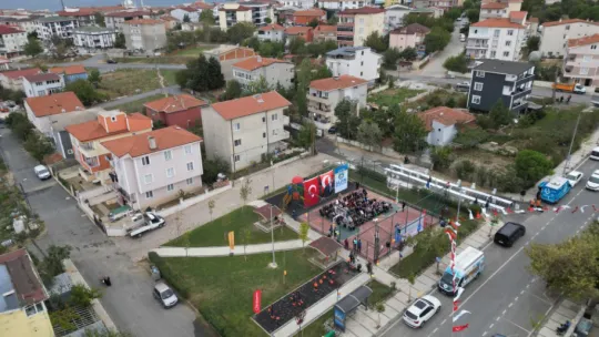Gümüşkaya'da 3 parkın toplu açılış töreni gerçekleşti