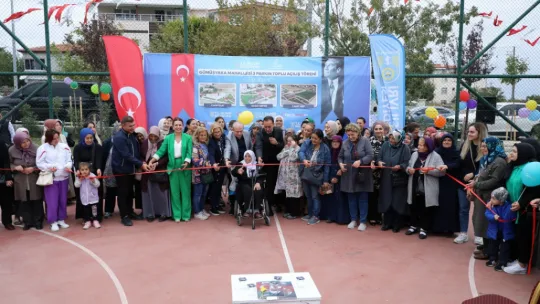 Gümüşkaya'da 3 parkın toplu açılış töreni gerçekleşti