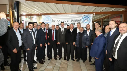Erzurumlular gecesinde başkan Yılmaz'a yoğun ilgi