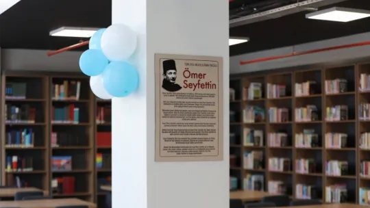 Yılmaz'dan bir eser daha: Ömer Seyfettin kütüphanesi hizmete açıldı