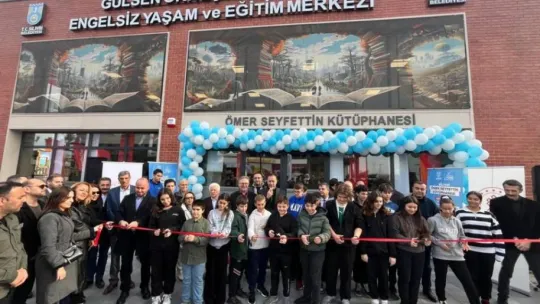 Yılmaz'dan bir eser daha: Ömer Seyfettin kütüphanesi hizmete açıldı