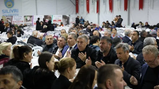 Silivri'de İftar Çadırında 2000 Kişiyle Ramazan Bereketi Paylaşıldı