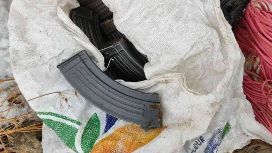 PKK terör örgütünün toprağa gömülü mühimmatları imha edildi