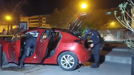 Polisin 'Dur' ihtarına uymayan araç kovalamaca sonucunda yakalandı